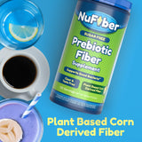 NuFiber Dietary Fiber Supplement berry flavour close-up packaging