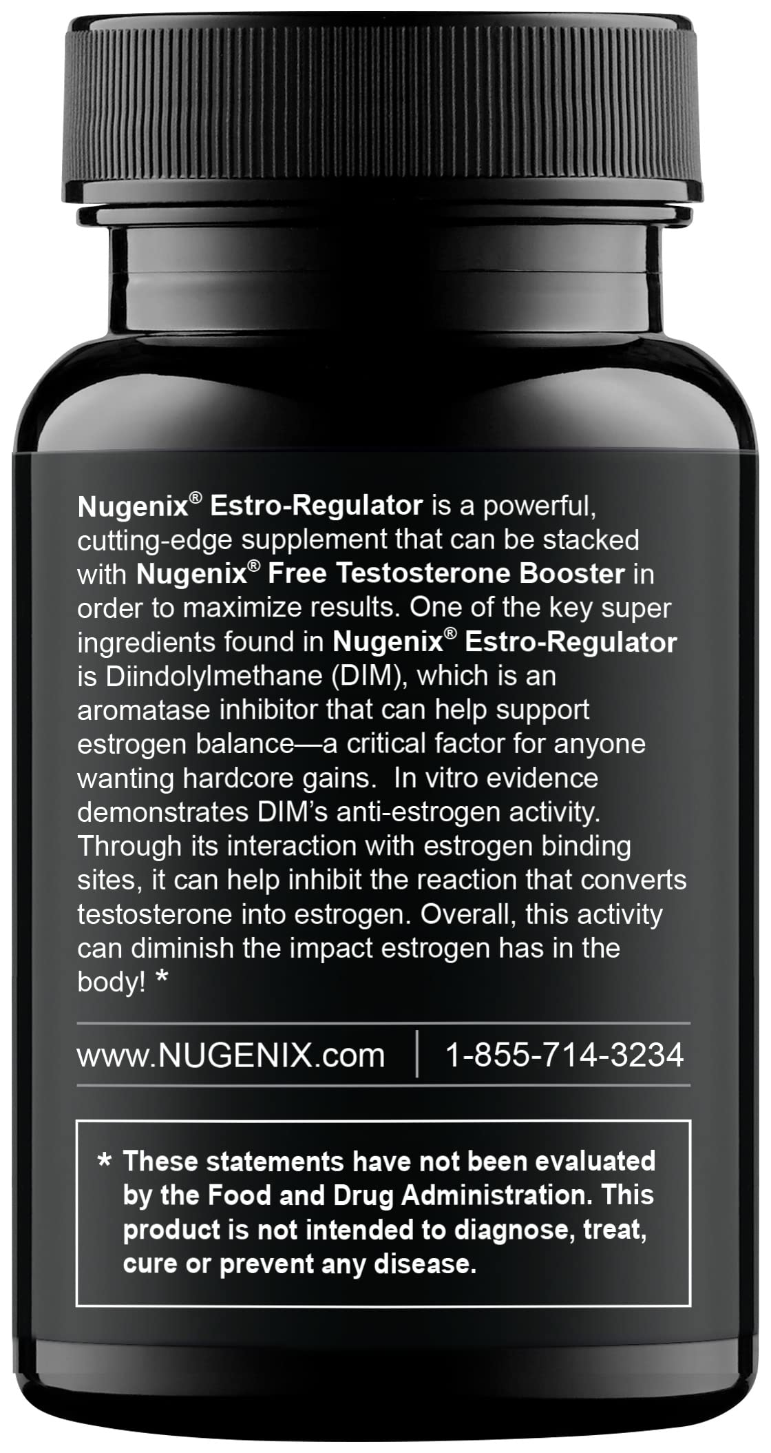 Nugenix Estro-Regulator DIM Supplement 20g ingredients list