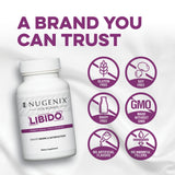 Nugenix For Women Libido 59g capsules with dosage information
