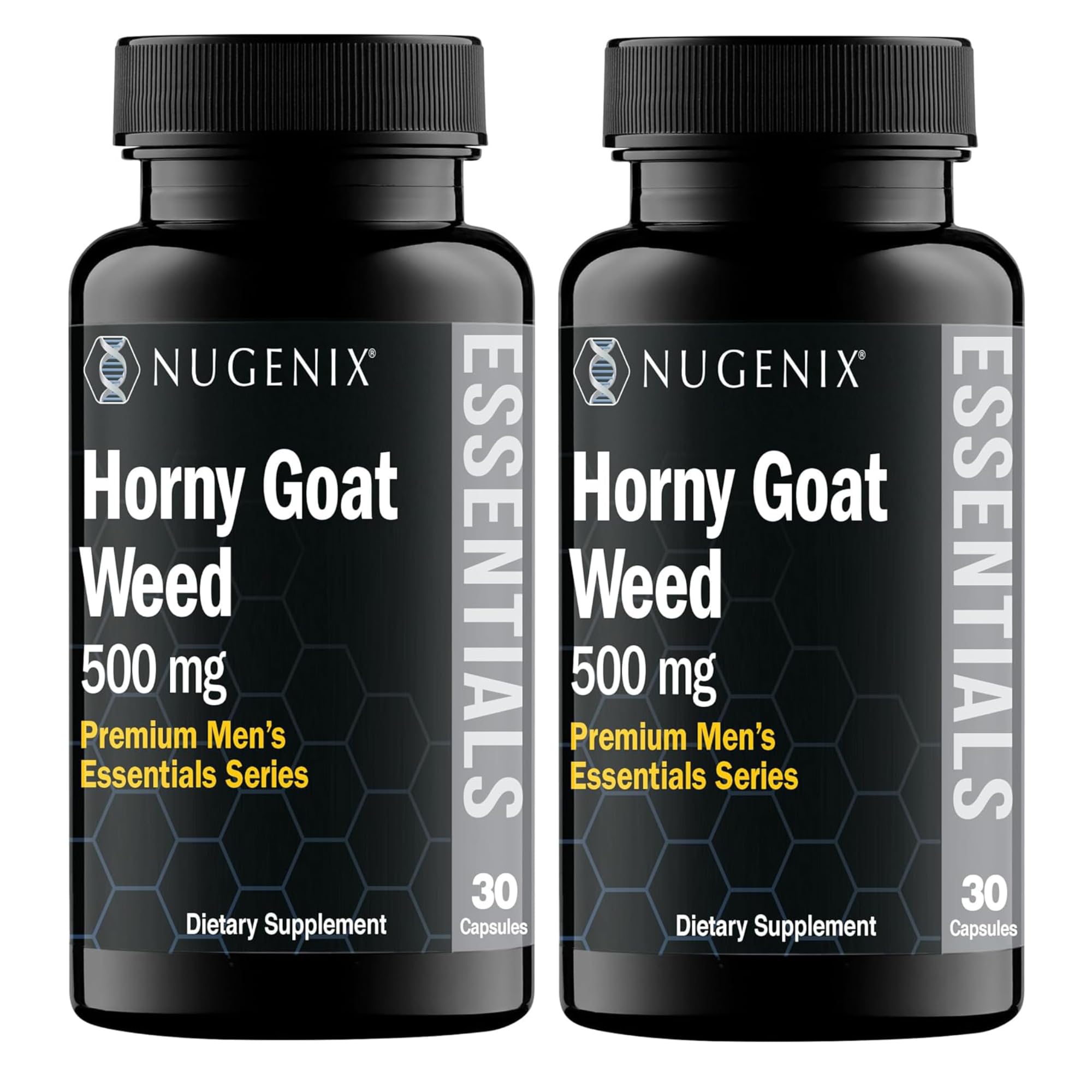 Nugenix Horny Goat Weed 500mg capsules front view