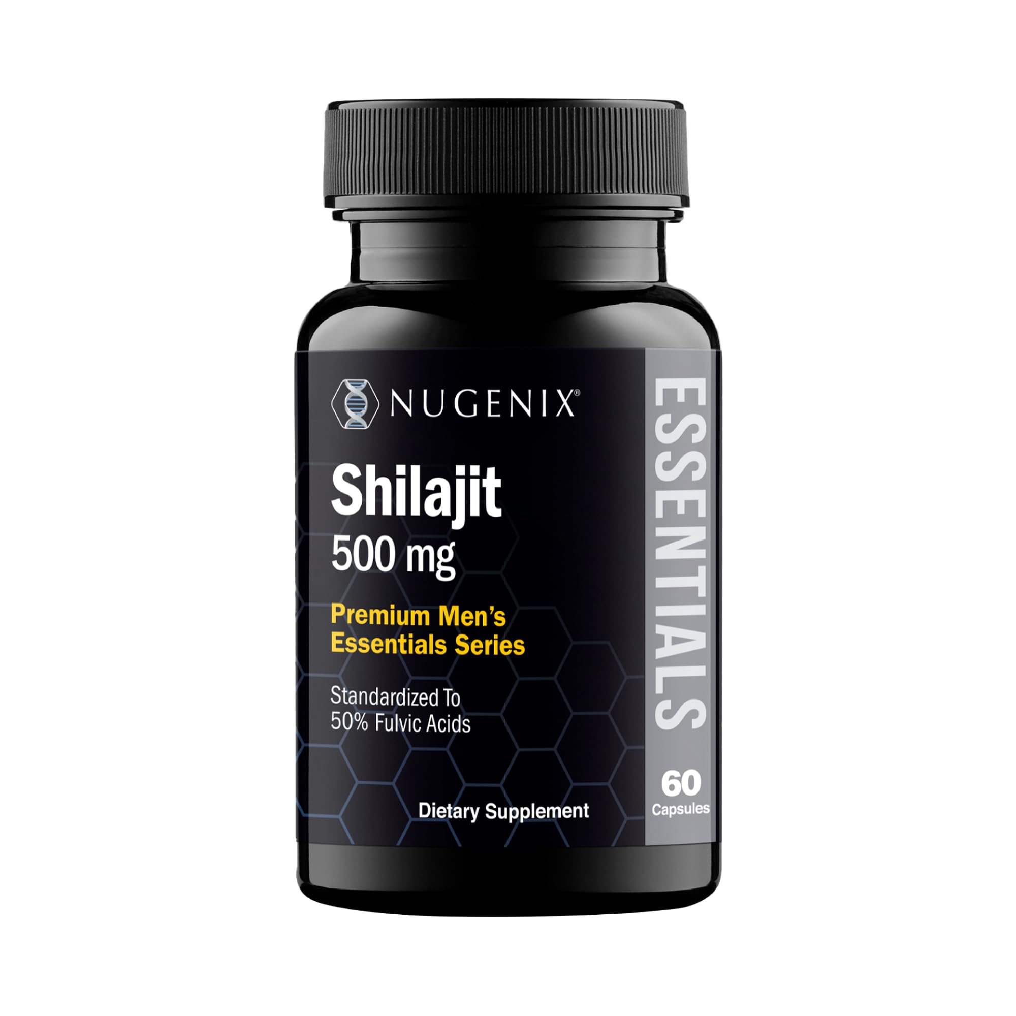 Nugenix Shilajit 500mg capsules front view