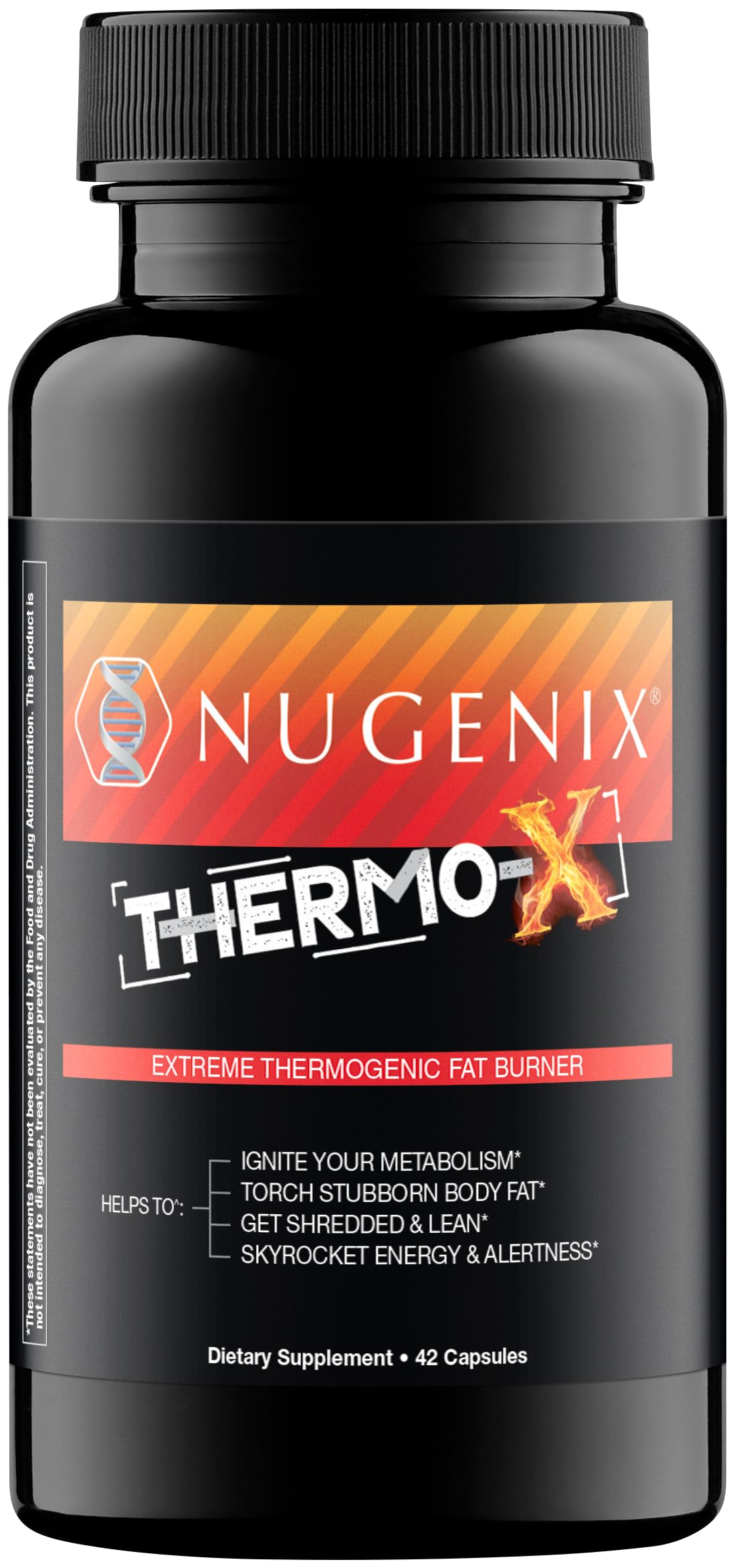 Nugenix Thermo-X Fat Burner 59g front view with label