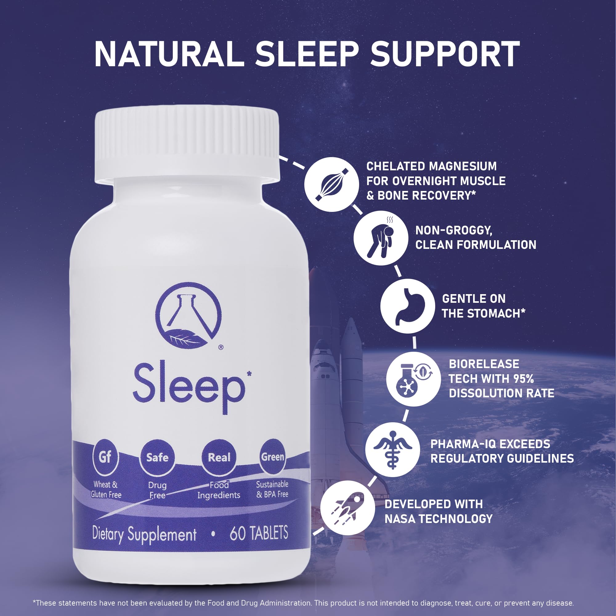 Nugevity Sleep tablets close-up