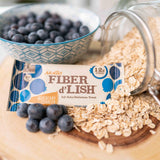 NuGo Fiber d’Lish bar in a lifestyle setting