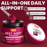 NUISM Grape Seed Extract Beetroot Powder 210g mixed in smoothie