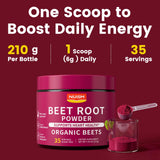 NUISM Grape Seed Extract Beetroot Powder 210g side view