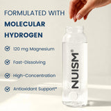 NUISM Magnesium Hydrogen Water Tablets close-up of tablets