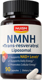 NUISM Resveratrol NAD+ Support Supplement front view