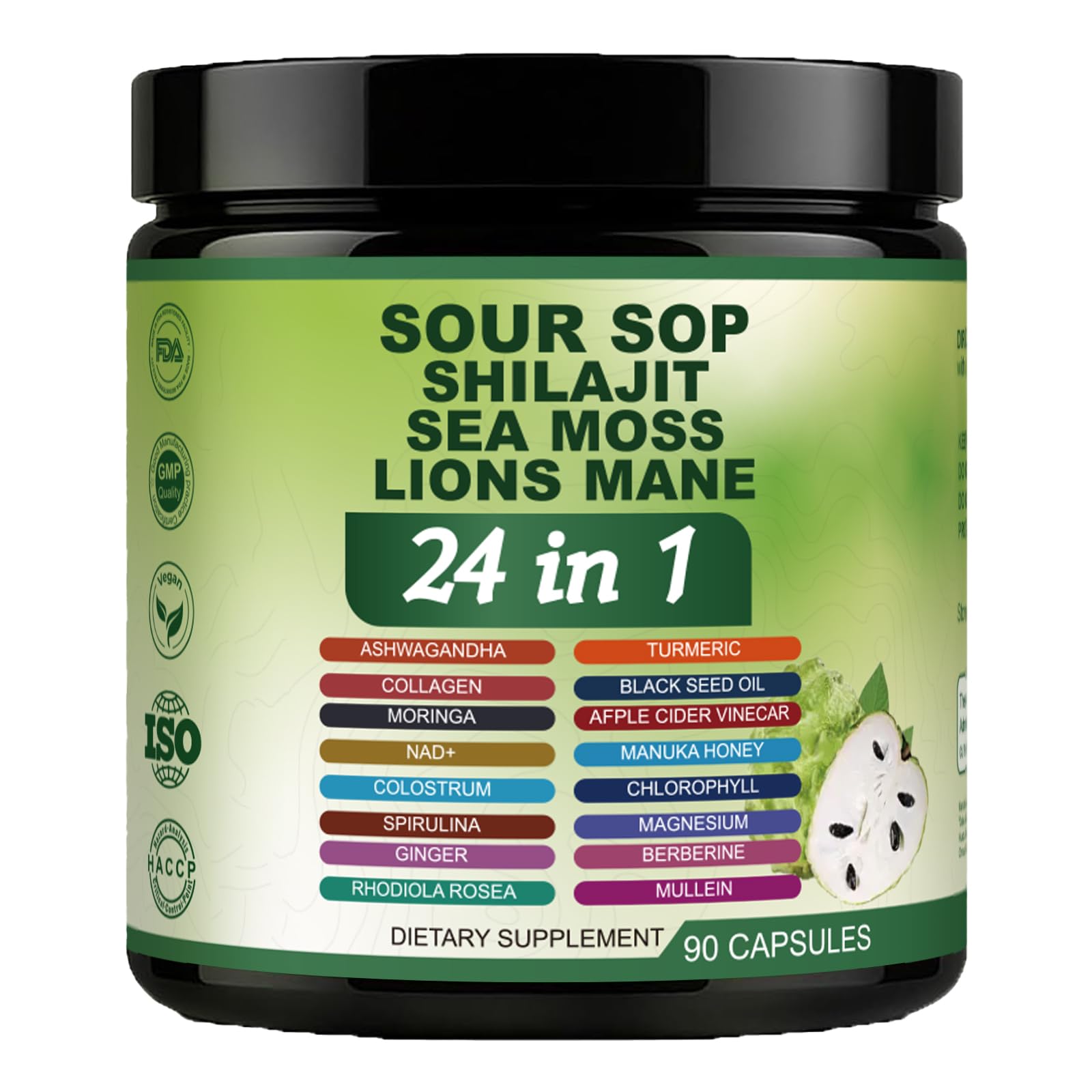 Nukupuns 24-in-1 Vitamin & Mineral Supplement Capsules front view