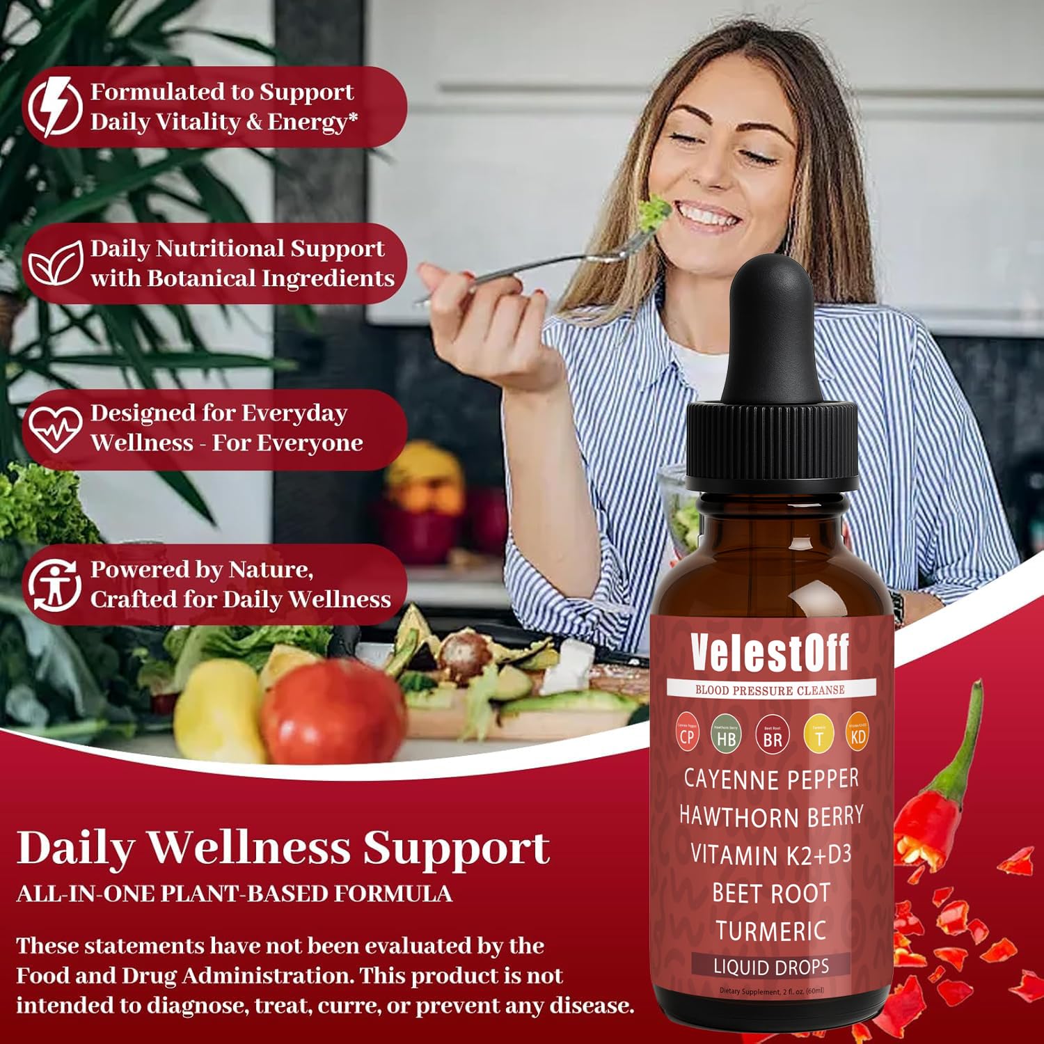 Nukupuns Cayenne Vitality Cleanse Formula 290g ingredients list