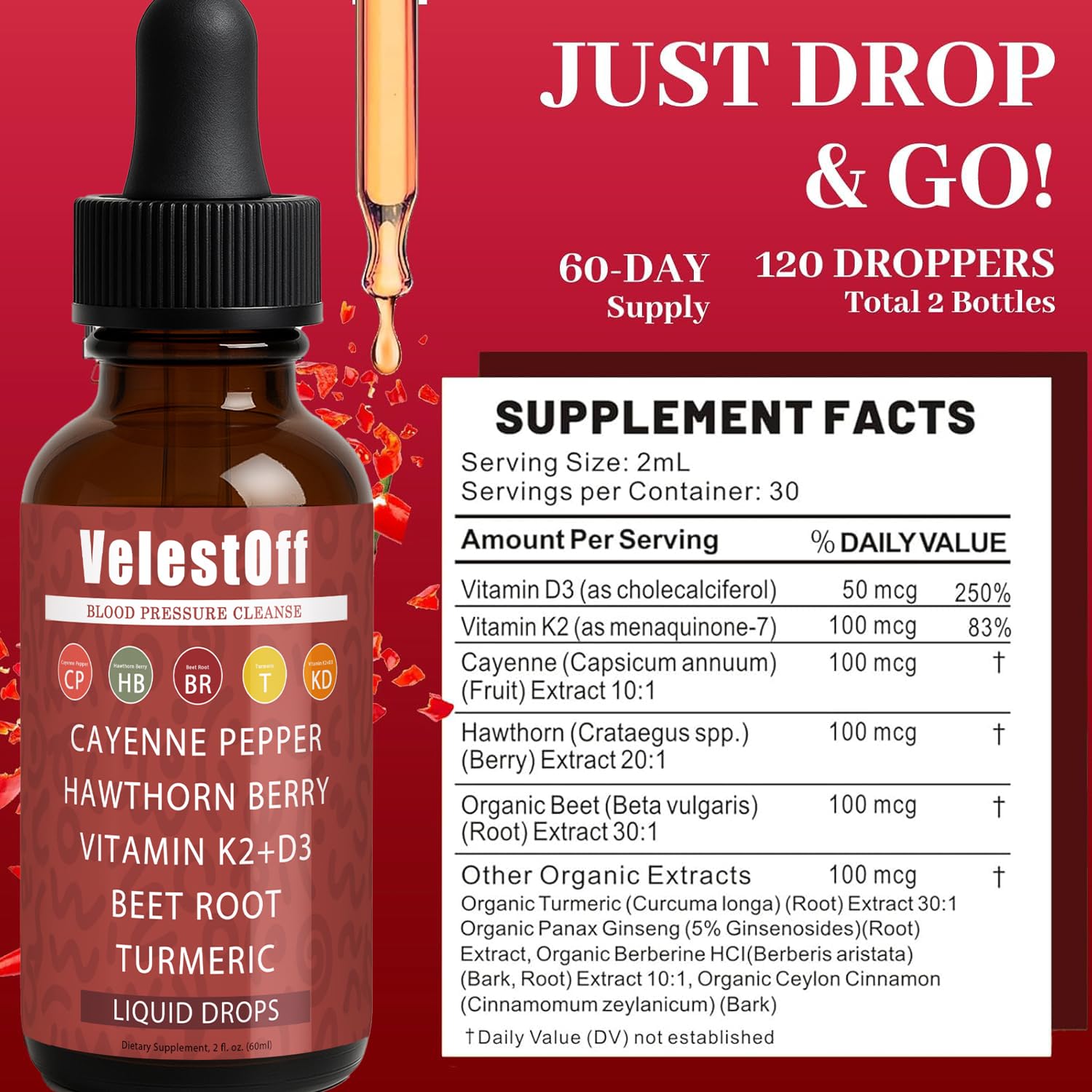Nukupuns Cayenne Vitality Cleanse Formula 290g side view