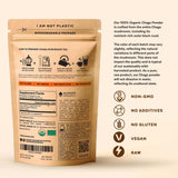 Numami Chaga Mushroom Powder 91g lifestyle scene with herbal supplements