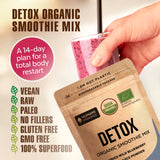 Numami Smoothie Mix 181g back view with ingredient list