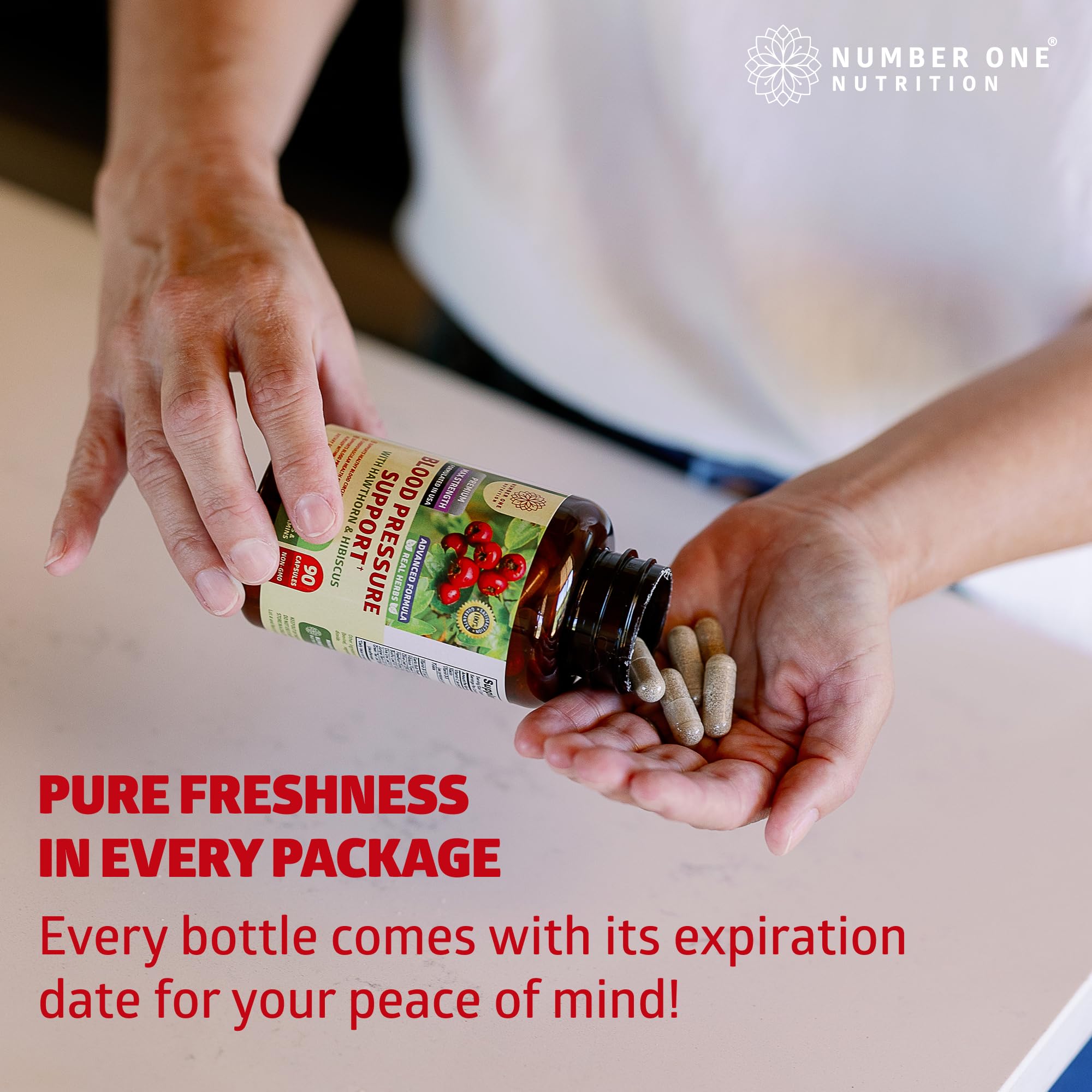 Number One Nutrition Blood Pressure Support Supplement ingredients list