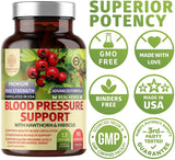 Number One Nutrition Blood Pressure Support Supplement with a measuring spoon