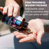 Number One Nutrition Blood Supplement capsules in hand