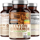 Number One Nutrition Ceylon Cinnamon Capsules front view with packaging
