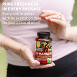 Number One Nutrition D-Mannose Supplement 1350mg ingredients list