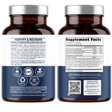 Number One Nutrition LHC+ daily wellness Support supplement back view