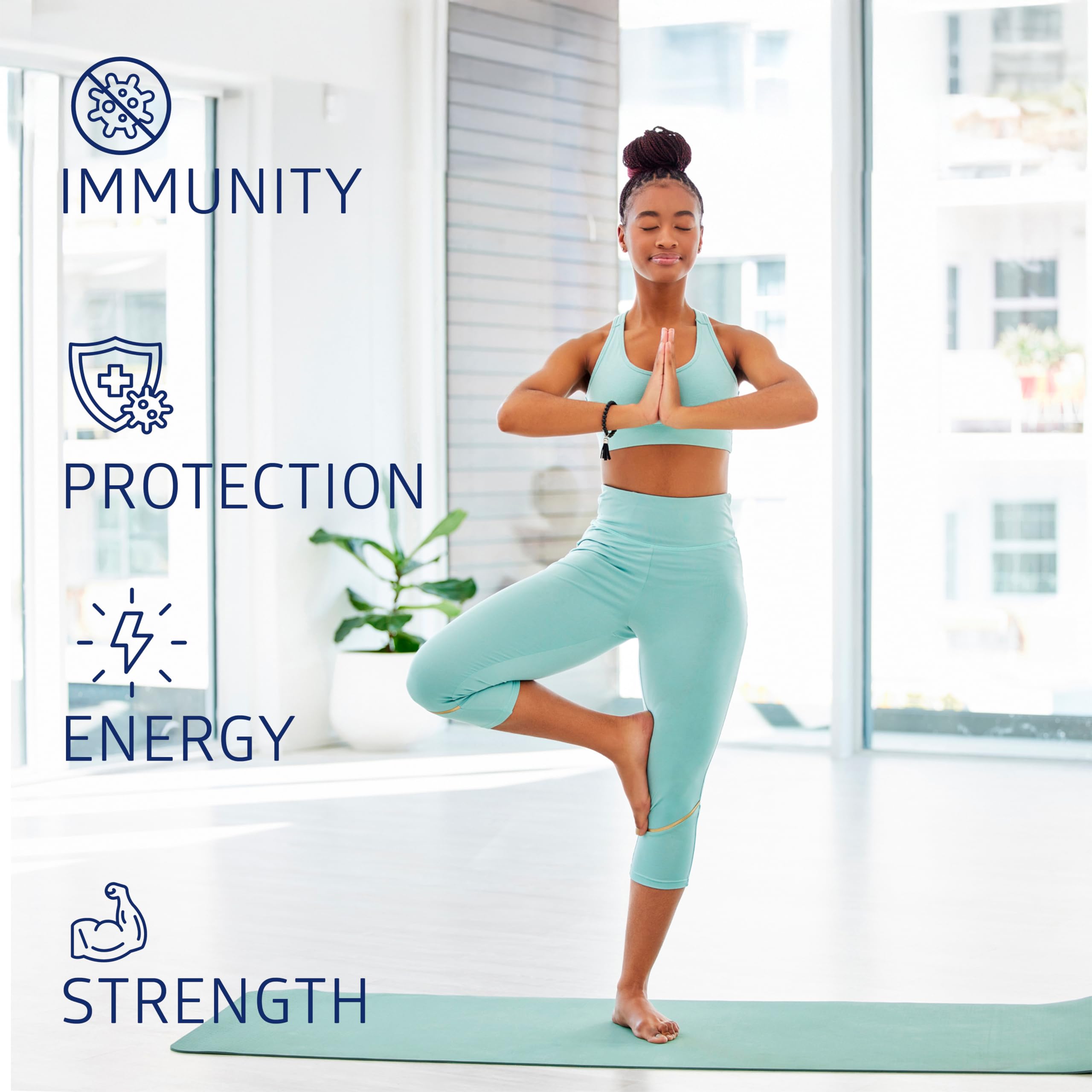 Number One Nutrition LHC+ daily wellness Support supplement capsules on a table