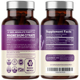 Number One Nutrition Magnesium Citrate bottle with label