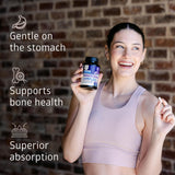 Number One Nutrition Magnesium Complex 500mg bottle with capsules on a wooden table