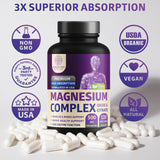 Number One Nutrition Magnesium Complex 500mg capsules in a hand