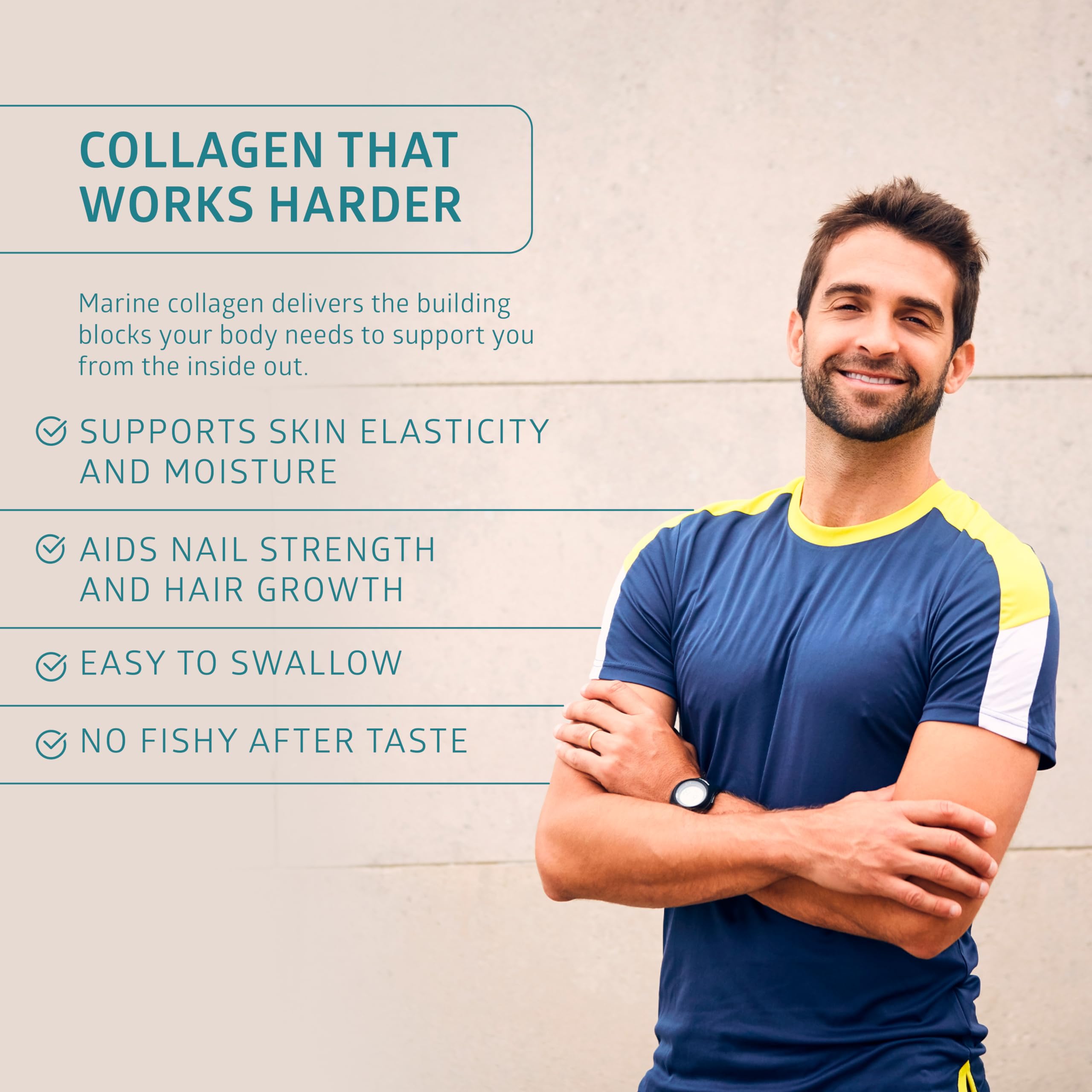 Number One Nutrition Marine Collagen Capsules 850mg bottle with label
