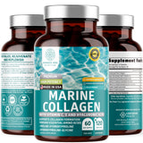Number One Nutrition Marine Collagen Capsules 850mg front view