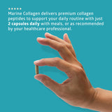Number One Nutrition Marine Collagen Capsules with ingredients list