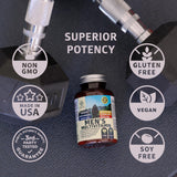 Number One Nutrition Men's Multivitamin with a measuring spoon