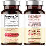 Number One Nutrition Organic Beet Root Capsules side view