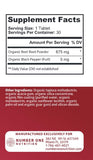 Number One Nutrition Organic Spirulina Beetroot Tablets packaging