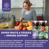 Number One Nutrition Organic Superfood Greens + daily wellness Support lifestyle scene
