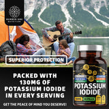 Number One Nutrition Potassium Iodide Tablets with dosage information