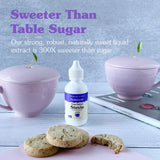 Nunaturals Stevia Liquid Sweetener 68g with measuring spoon