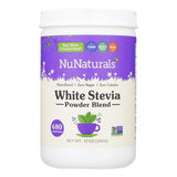 Nunaturals White Stevia Powder 431g front view
