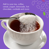 Nunaturals White Stevia Powder 431g in a spoon