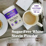 Nunaturals White Stevia Powder 431g packaging