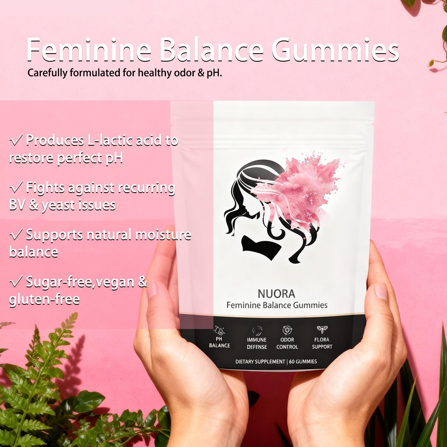 nuora Blended Vitamin & Mineral Gummies with pineapple extract