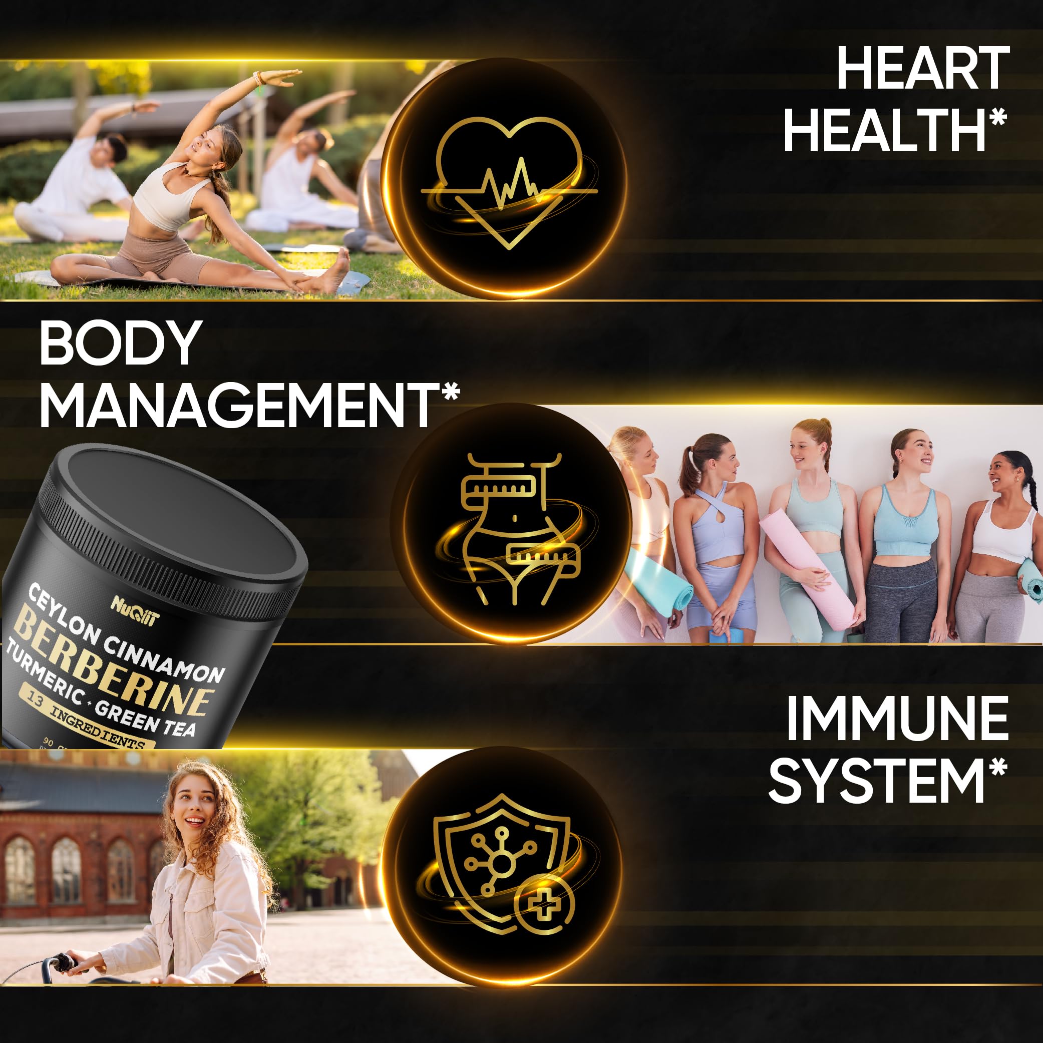 NUQIIT Berberine HCl Supplement ingredients list