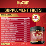 NUQIIT Cortisol Shield Supplement capsules close-up