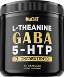 NUQIIT Gaba L-Theanine Supplement 90 capsules front view