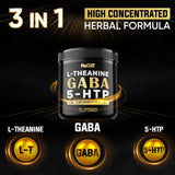 NUQIIT Gaba L-Theanine Supplement bottle side view