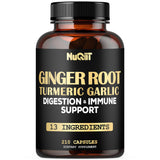 NUQIIT Ginger Root Capsules bottle front view