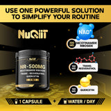 NUQIIT NAD Plus Supplement capsule close-up
