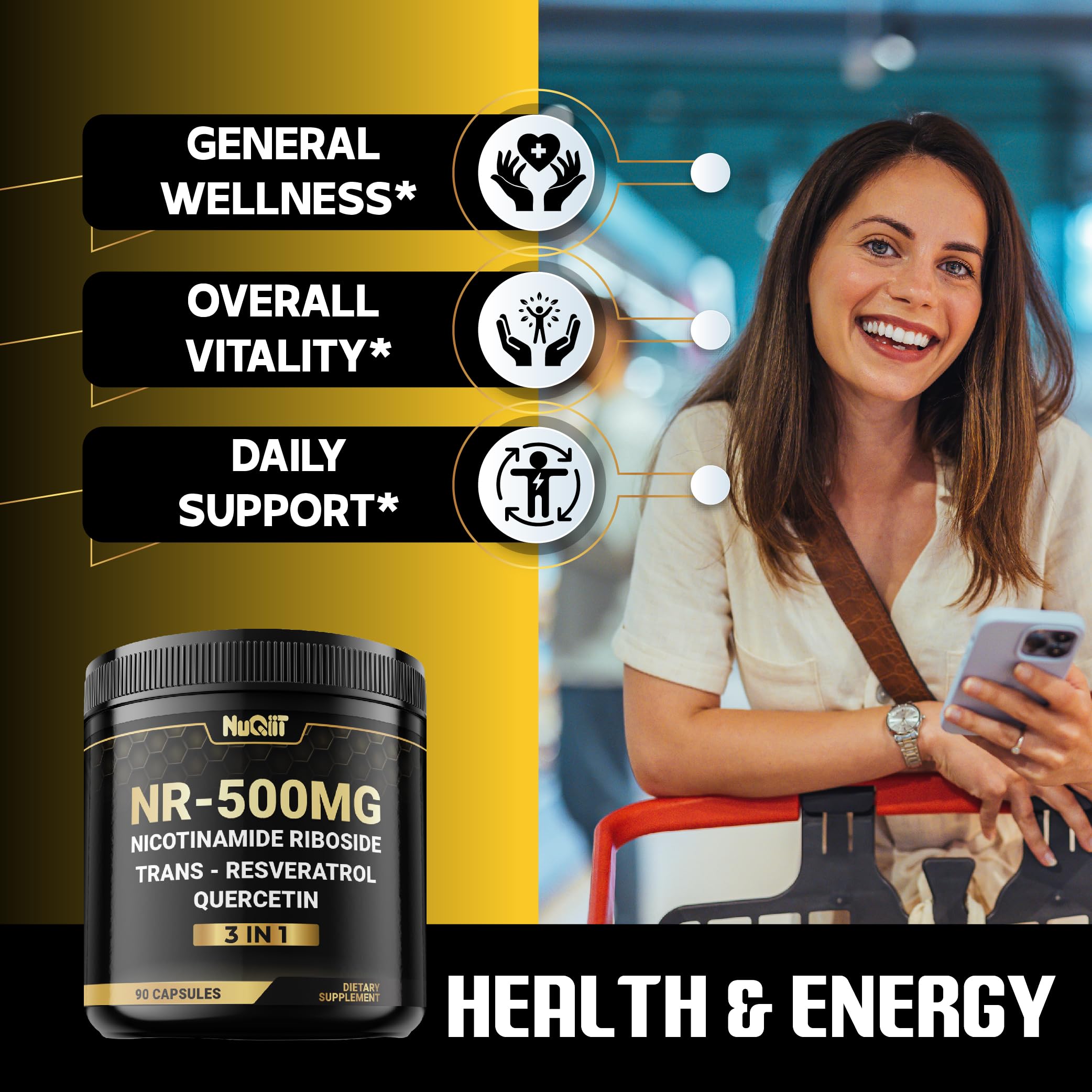 NUQIIT NAD Plus Supplement ingredients list