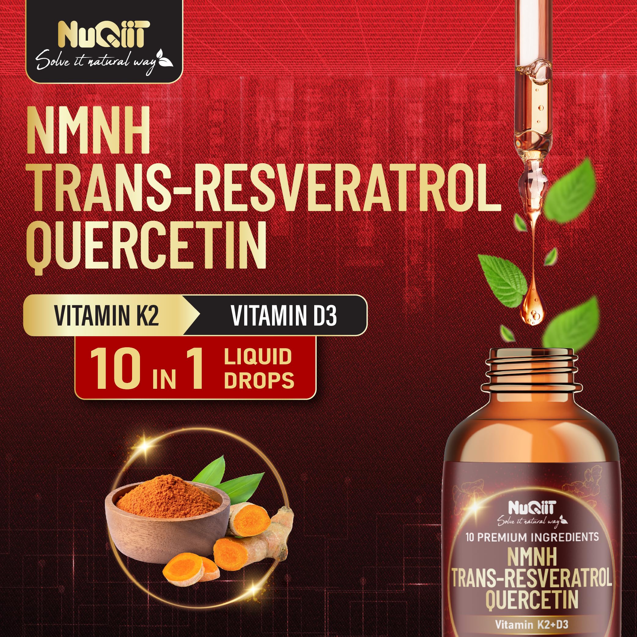 NUQIIT NMNH 10in1 Liquid Drops bottle side view
