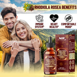 NUQIIT Rhodiola Rosea 17in1 Supplement bottle with measuring dropper