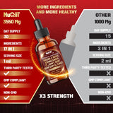 NUQIIT Rhodiola Rosea 17in1 Supplement with glass of water